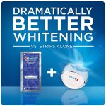רצועות הלבנת שיניים קרסט 3D White Whitestrips בערכת מנורה ל10 טיפולים - Image 6