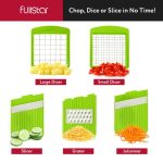 קוצץ ירקות All-in-1 מאת Fullstar חותך מנדולינה ומגרד גבינה - Image 3