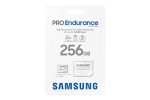 כרטיס זיכרון MicroSD מסדרת SAMSUNG PRO Endurance בנפח 256GB עם מתאם SD. מתאים למצלמות דרך ואבטחה - Image 3