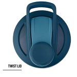 כוס שייקר מבית Blender Bottle מפלדת אל-חלד 700 מ"ל בצבע שחור - Image 3