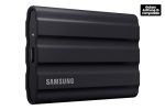 מגן SAMSUNG T7 2TB, SSD נייד, עד 1050MB/s, USB 3.2 דור 2, מחוספס, IP65 עמיד במים ואבק, עבור צלמים, יוצרי תוכן ומשחקים, כונן קשיח Extenal (MU-PE2T0S/AM), שחור - Image 2