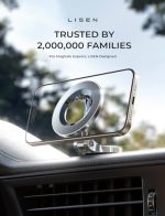 תושבת לדשבורד לרכב LISEN עם מחזיק טלפון MagSafe מסתובב 360° - Image 2