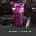 BlenderBottle בקבוק שייקר קלאסי V2 מושלם לשייק חלבון ולאימון לפני אימון, 591 מ"ל, כחול אוקיינוס - Image 6