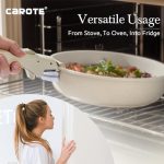 סט סירים ומחבתות כולל 12 יחידות מבית CAROTE עם ציפוי לא נדבק וידיות ניתנות להסרה מתאים לשימוש על אינדוקציה, בטוח לשימוש בתנור - Image 4