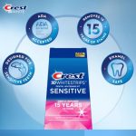 ערכת הלבנת שיניים ביתית Crest 3D Whitestrips - מסירה עד 15 שנים של כתמים, ערכת 18 טיפולים - Image 2