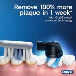 מברשת שיניים Oral-B חשמלית נטענת סדרה iO 3 - עם 3 הגדרות ניקוי ו2 ראשי מברשות לניקיון עמוק - Image 2