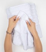 סט 3 מגבות מבית American Soft Linen מגבות פרימיום כותנה  איכותית  לרכות מקסימלית - Image 5