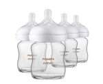 Philips AVENT בקבוקי זכוכית לתינוק עם פטמת תגובה טבעית
