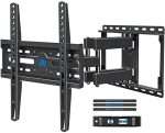 תושבת קיר לטלוויזיה Dream TV לתלייה על טלוויזיה בגודל 32-65 אינץ', תושבת טלוויזיה עם סיבוב והטיה, סוגר טלוויזיה בתנועה מלאה עם זרועות כפולות מפרקות, מתאים לחתיכים 40.6 ס"מ, Max VESA 400X400 מ"מ, 44.9