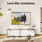 תושבת קיר לטלוויזיה Dream TV לתלייה על טלוויזיה בגודל 32-65 אינץ', תושבת טלוויזיה עם סיבוב והטיה, סוגר טלוויזיה בתנועה מלאה עם זרועות כפולות מפרקות, מתאים לחתיכים 40.6 ס"מ, Max VESA 400X400 מ"מ, 44.9 - Image 5