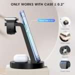 מטען אלחוטי משולב 3 ב-1 לאייפון, Apple Watch ו-AirPods - Image 3