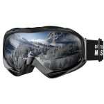 OutdoorMaster משקפי מגן לסקי ולסנובורד עם הגנת UV מלאה