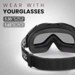 OutdoorMaster משקפי מגן לסקי ולסנובורד עם הגנת UV מלאה - Image 2