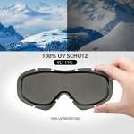 OutdoorMaster משקפי מגן לסקי ולסנובורד עם הגנת UV מלאה - Image 3