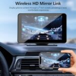 מסך מגע נייד 7" עם CarPlay ו-Android Auto – שדרוג חכם לרכב שלך - Image 6