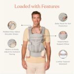 מנשא Ergobaby Omni 360 עם רשת נושמת ונשיאה מרובת תנוחות - Image 4