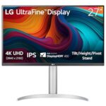 LG 27UP650K-W מסך 27 אינץ' 4K UHD IPS עם HDR400