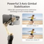 DJI Osmo Mobile 7P גימבל מתקדם לצילום יציב עם מוט הארכה מובנה - Image 3