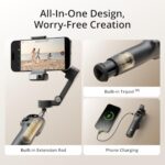 DJI Osmo Mobile 7P גימבל מתקדם לצילום יציב עם מוט הארכה מובנה - Image 5