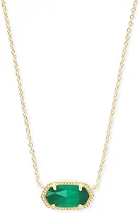 61hYcP9-yhL._AC_SY300_SX300_QL70_FMwebp_.webp Kendra Scott Elisa שרשרת תליון לנשים מצופה זהב 14 קראט - Image 1